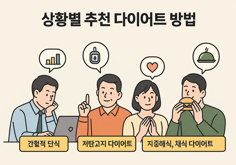 다이어트 종류 6가지 상황별 추천과 실천 팁까지 2 다이어트-종류-6가지-상황별-추천